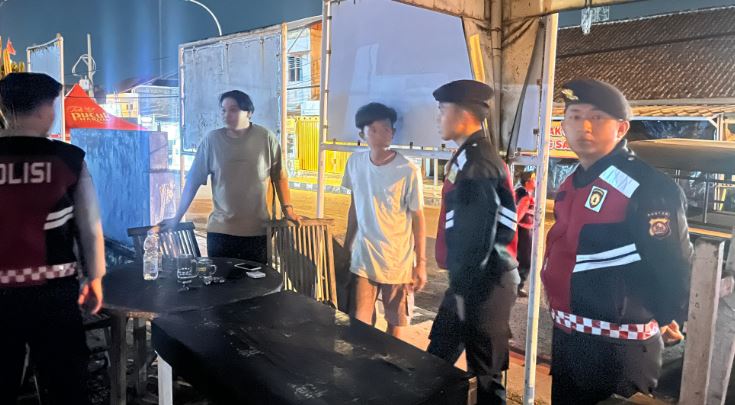 Sat Samapta Polres Pandeglang Gelar Kegiatan Antisipasi Penyakit Masyarakat di Gedung Juang 45 4 ps 1