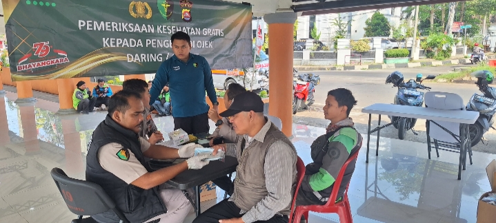 RS Bhayangkara Polda Banten Gelar Pemeriksaan Kesehatan Gratis untuk Pengemudi Ojek Online di Pandeglang 6 IMG 20250614 073153