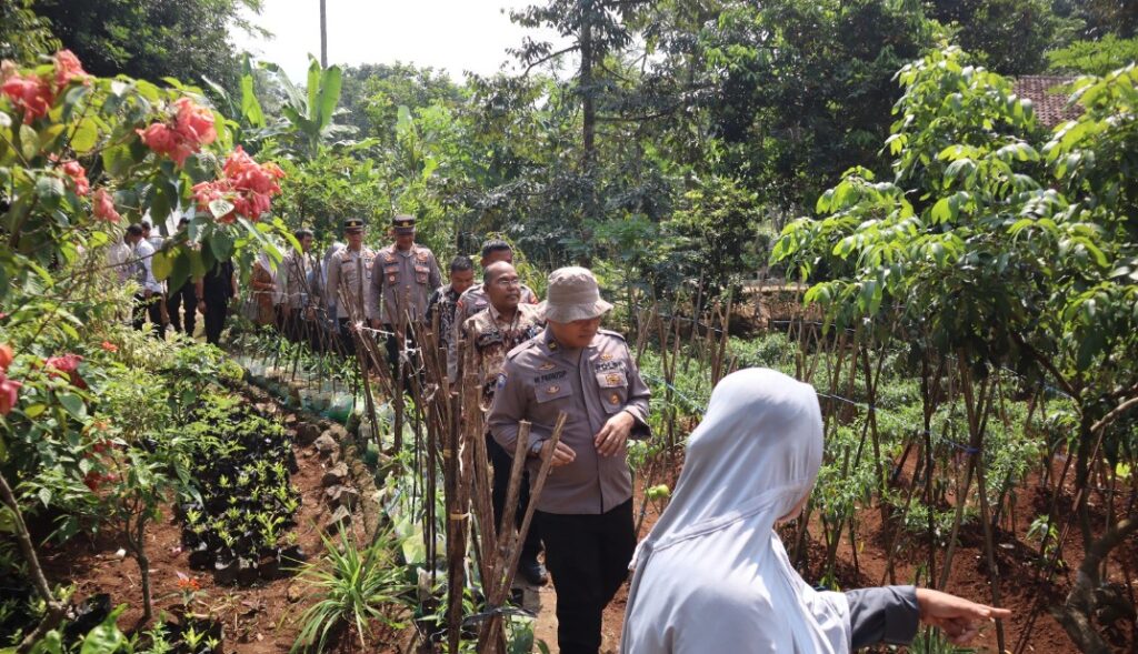 Satbinmas Polres Pandeglang Dampingi Penilaian Lomba Pekarangan Pangan Bergizi oleh Polda Banten dalam Rangka HUT Bhayangkara ke-79 8 jhvghc